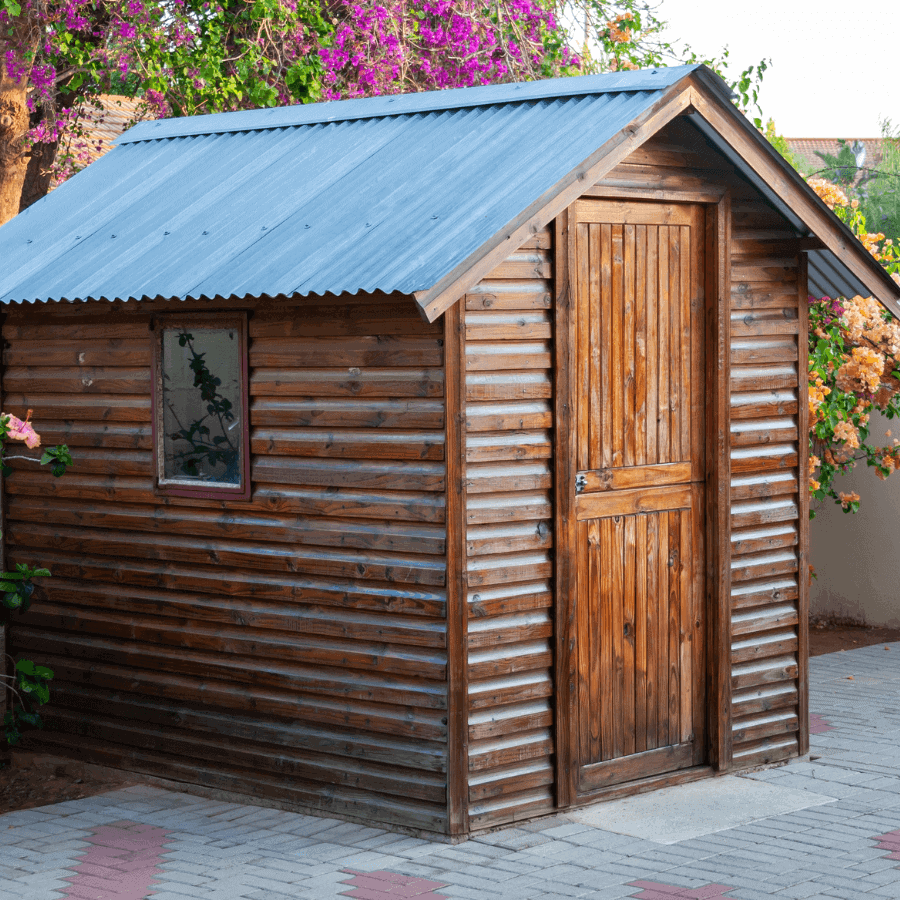 Wooden houses Garden